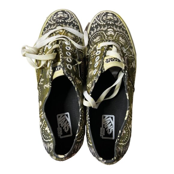Vans X Star Wars Stormtroopers LIMITED green sprayed shoe paisley NEW men US11.5 - Picture 5 of 7